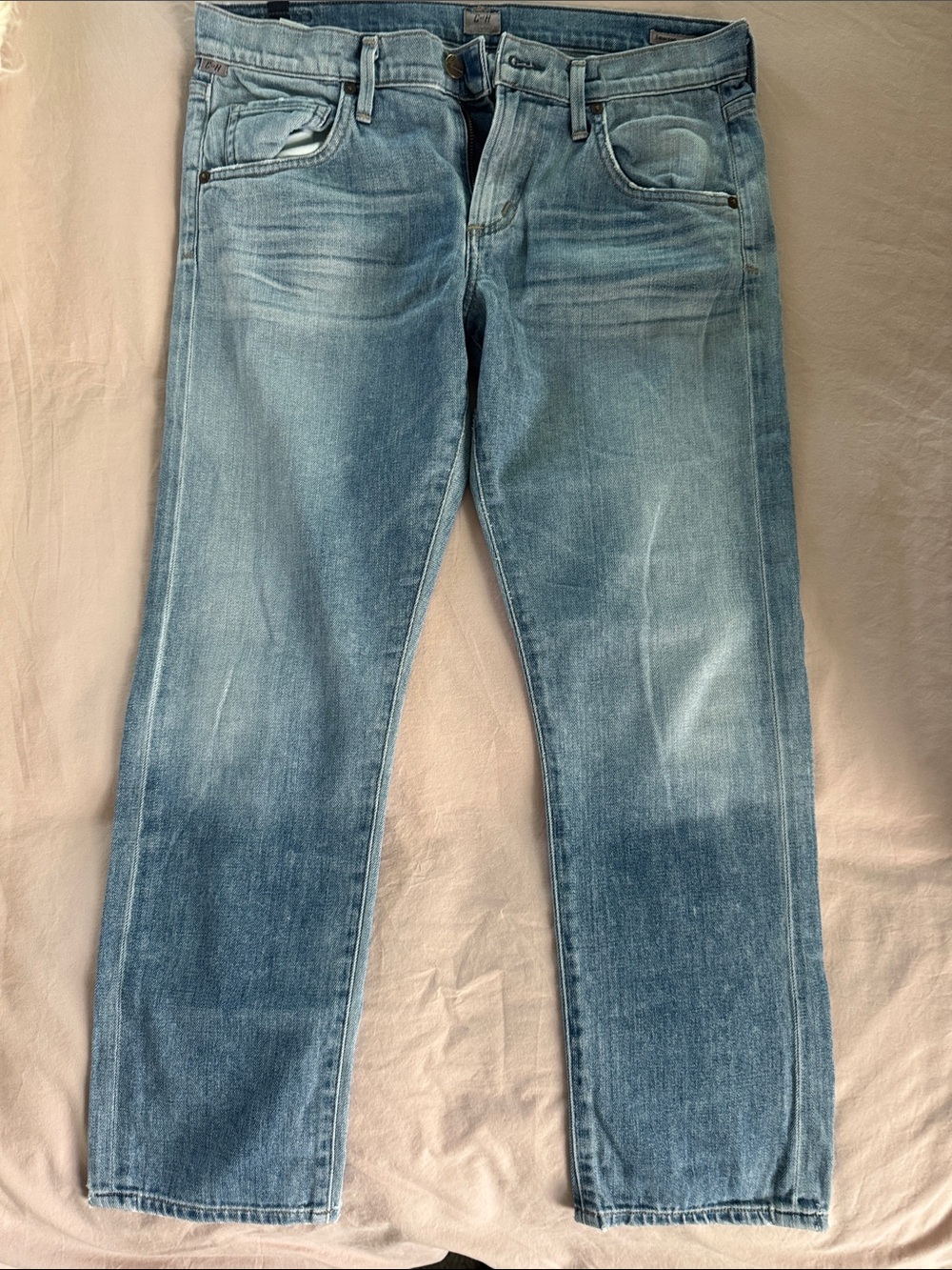 Citizens Of Humanity Light Blue Washed Boyfriend Jeans